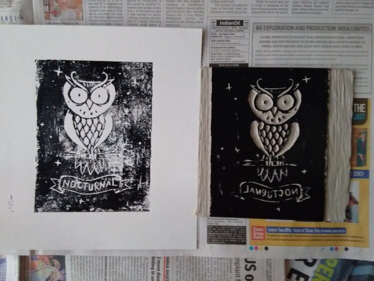 linocut prints in Mumbai