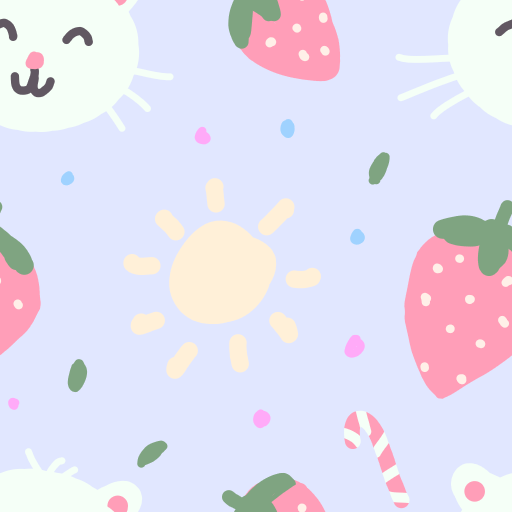 Pattern made in Krita using the wrap around mode