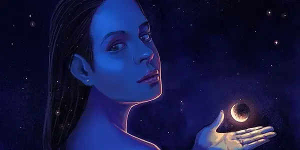 Night - Time-lapse Painting in Krita-thumb