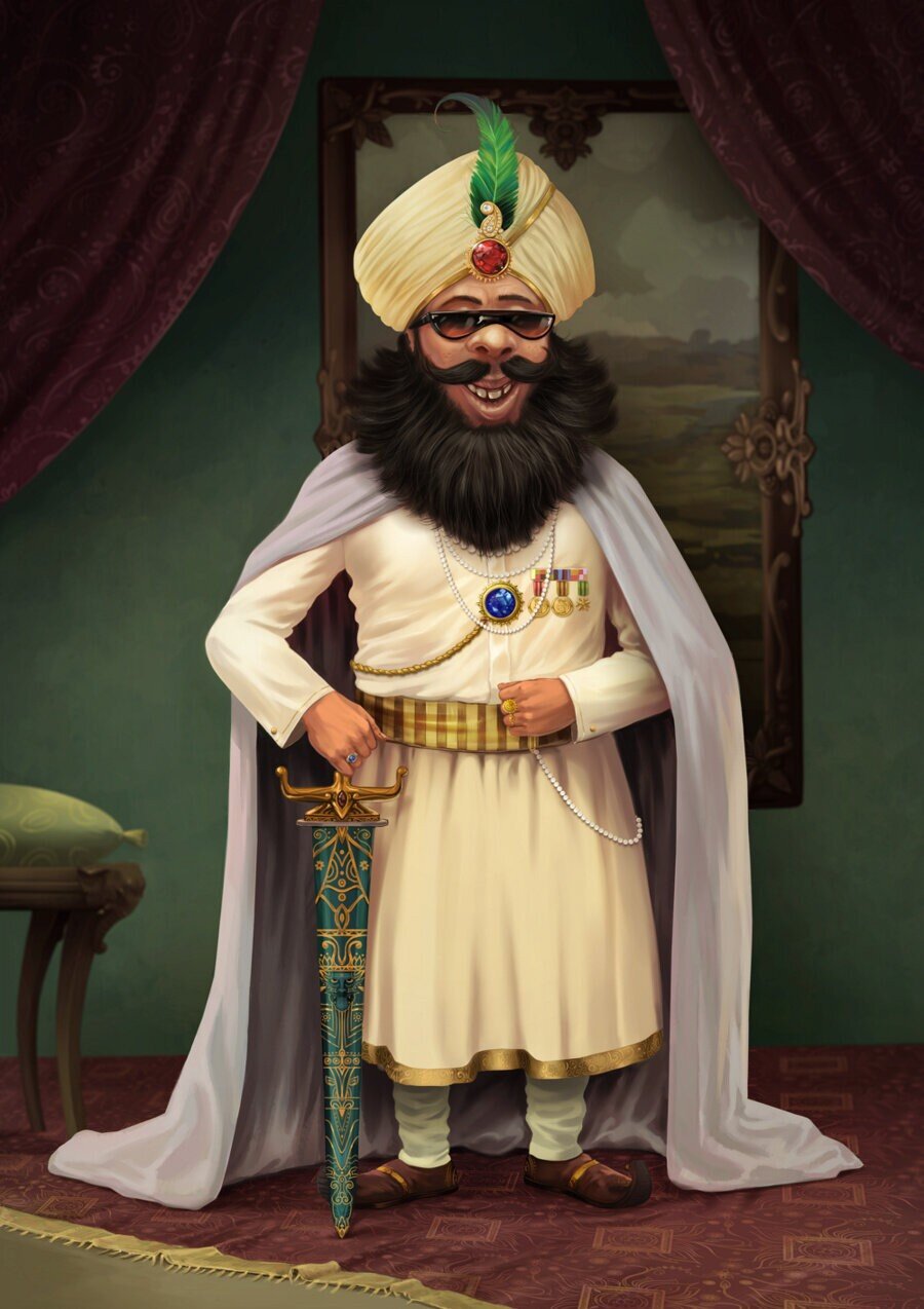Maharaja illustration