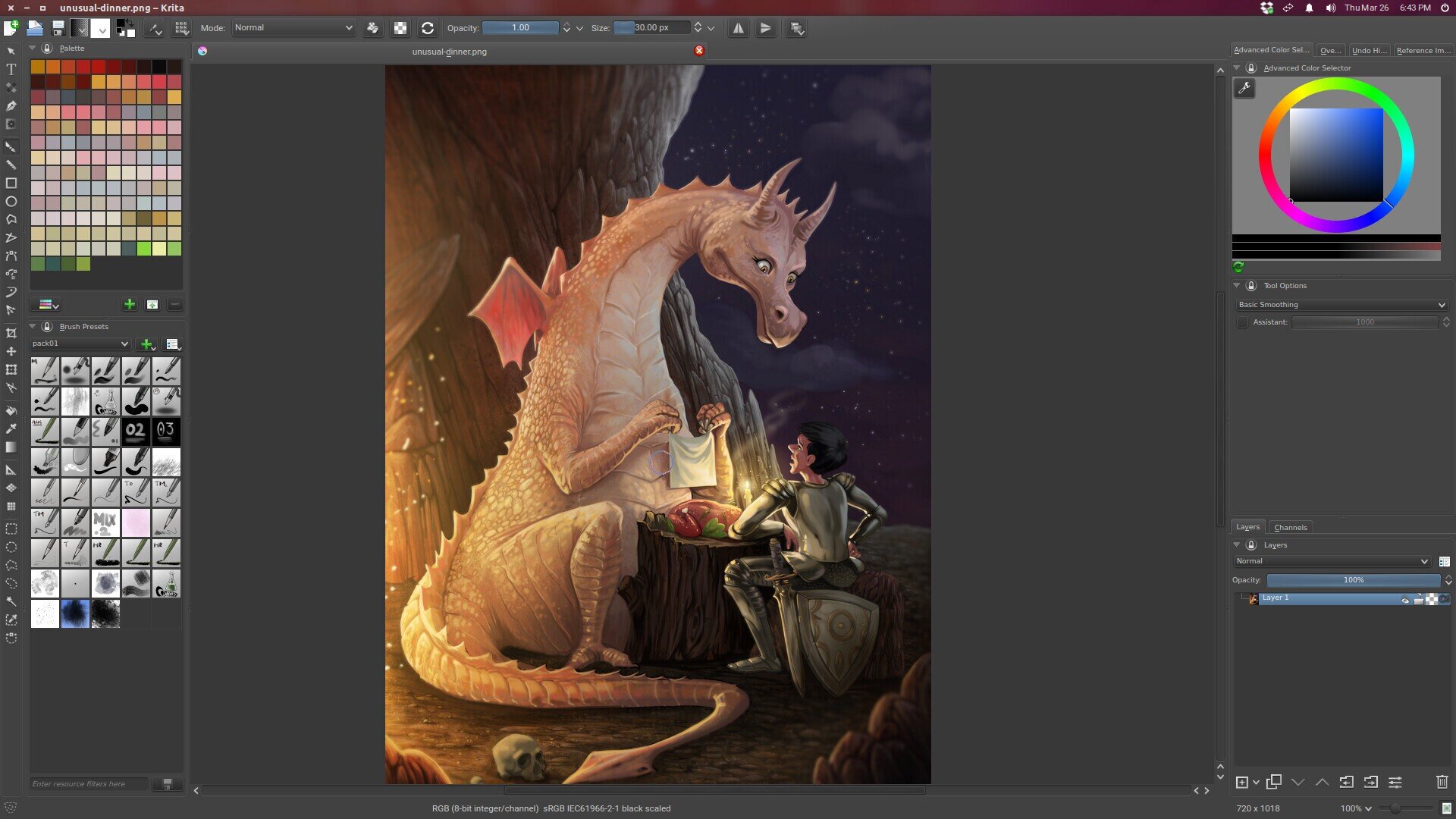 switch to freedom - Linux Krita